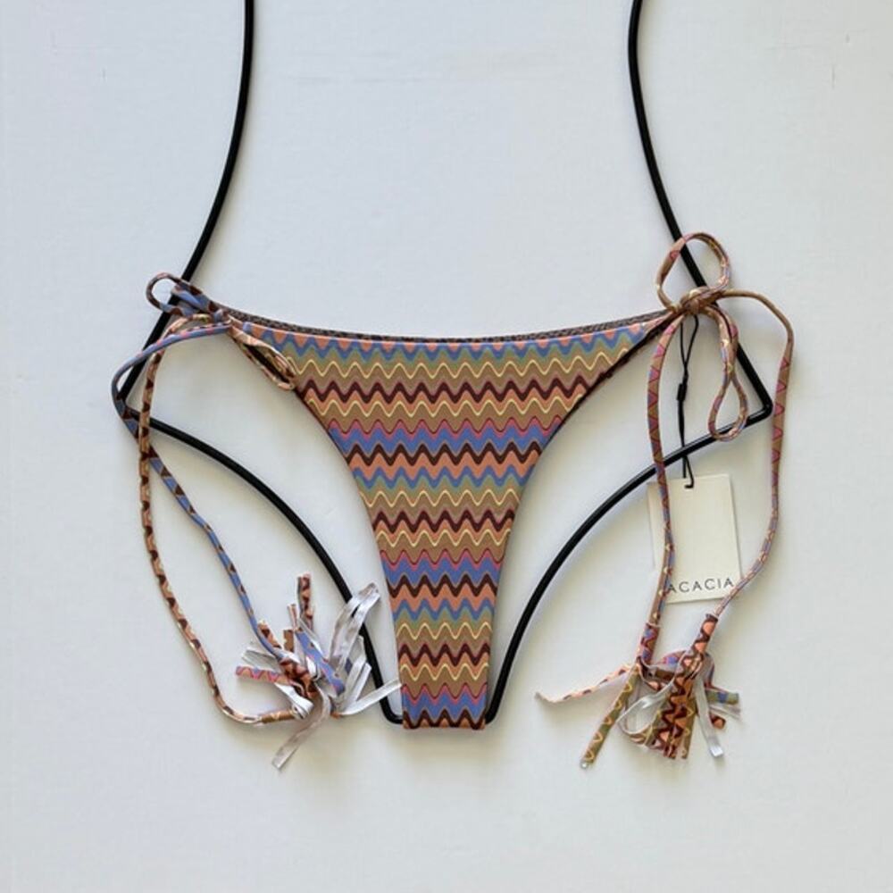 Acacia Swimwear Lauie Tie Side Bikini Bottom – Mada – Size XL - NWT